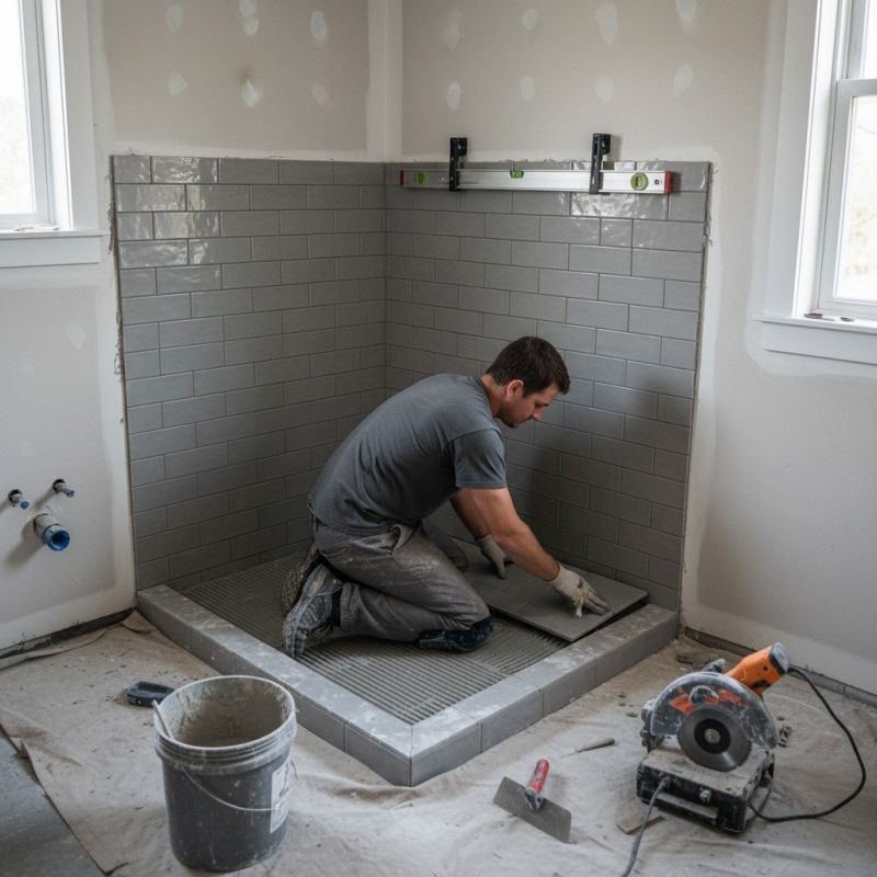 Tile Shower Pan Installation in Denver, CO